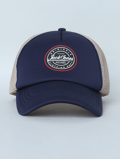 Blue Patch Branding Mesh Baseball Cap