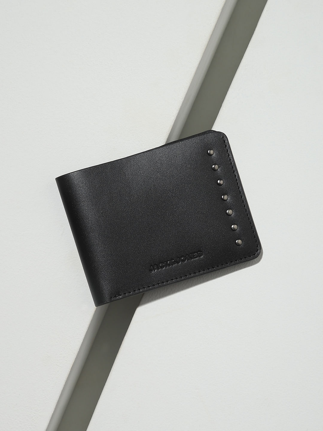 Studded 2024 leather wallet