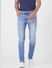 Blue Low Rise Washed Skinny Jeans_403389+2