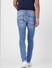 Blue Low Rise Washed Skinny Jeans_403389+4