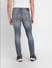 Blue Low Rise Distressed Ben Skinny Jeans_403424+4