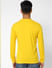 Yellow Logo Print Full Sleeves T-shirt_403426+4