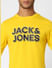 Yellow Logo Print Full Sleeves T-shirt_403426+5