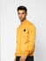 Yellow Zip-Up Casual Jacket_403439+3