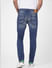 Blue Low Rise Washed Ben Skinny Jeans_403443+4