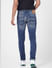 Blue Low Rise Washed Tim Slim Fit Jeans_403445+4