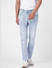 Blue Low Rise Washed Liam Skinny Jeans_403447+2