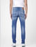 Blue Low Rise Washed Ben Skinny Jeans_403448+4