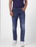 Blue Low Rise Washed Ben Skinny Fit Jeans_403457+2