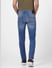Blue Low Rise Washed Ben Skinny Fit Jeans_403466+4