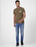 Blue Low Rise Washed Ben Skinny Fit Jeans_403466+6