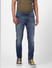 Blue Low Rise Washed Ben Skinny Fit Jeans_403470+2