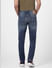 Blue Low Rise Washed Ben Skinny Fit Jeans_403470+4