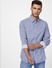 Blue Printed Full Sleeves Shirt_403474+2