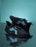 Black Colourblocked Knit Sneakers_412506+1