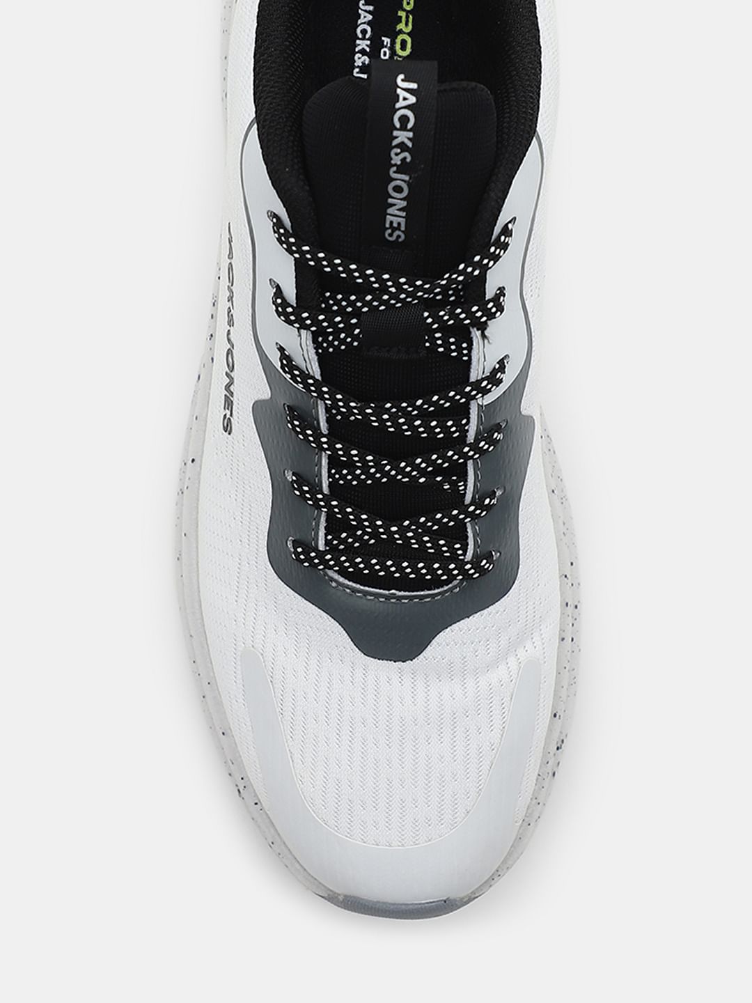 White Lace-Up Mesh Sneakers White Lace-Up Mesh Sneakers