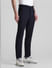 Blue Mid Rise Slim Co-ord Set Trousers_412505+2
