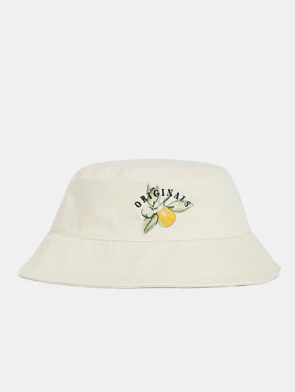 Cream Linen Bucket Hat