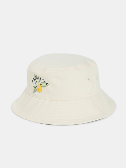 Cream Linen Bucket Hat