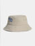 Beige Cotton Bucket Hat_412515+2