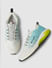 White Contrast Mesh Sneakers