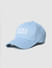 Blue Logo Print Baseball Cap_403647+3
