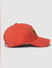 Orange Embroidered Logo Baseball Cap_403648+4