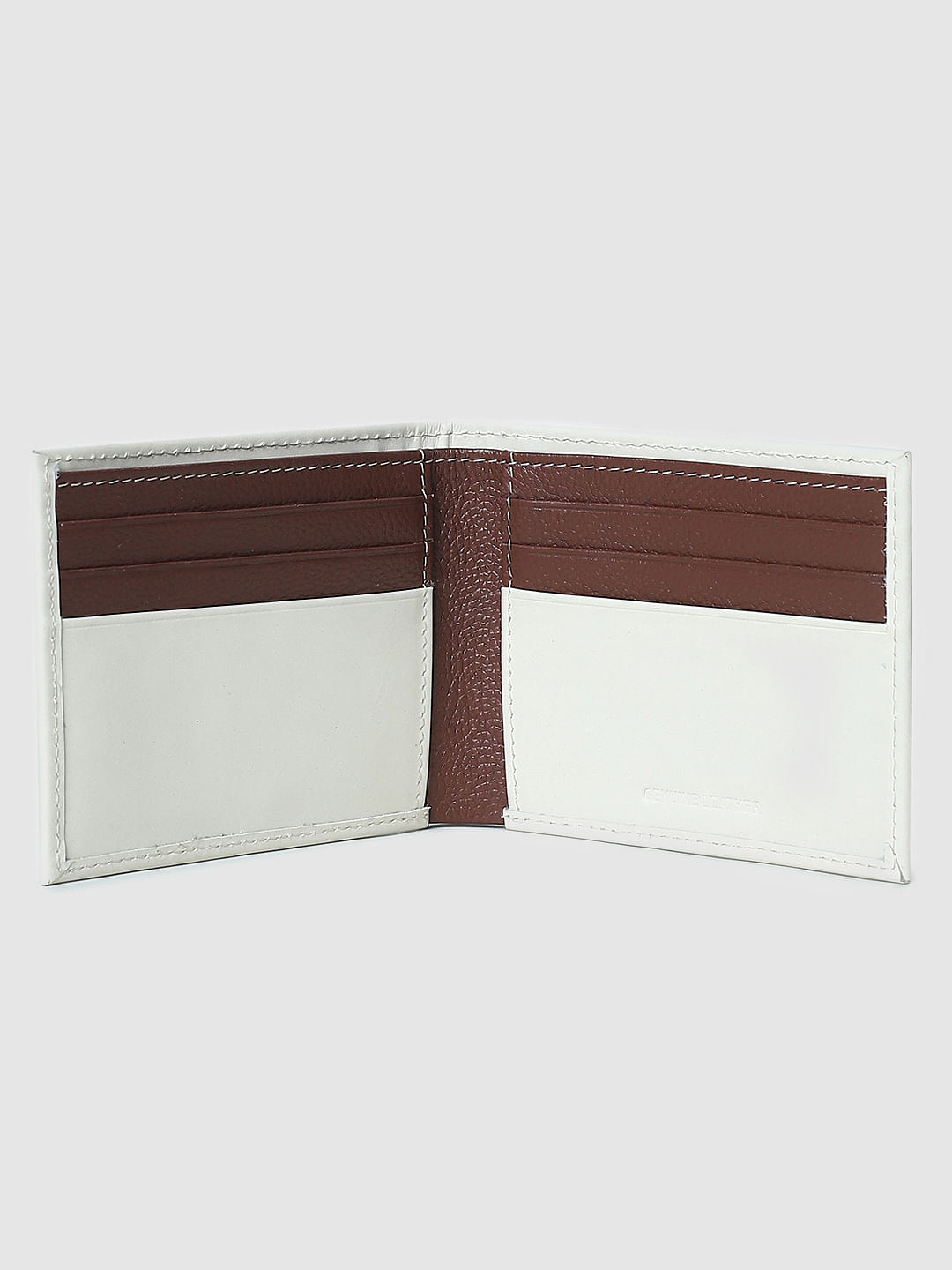 Mens Giorgio Armani brown Leather Logo Bifold Wallet | Harrods UK