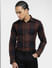 Black & Orange Check Full Sleeves Shirt_405797+2