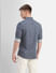 Dark Blue Printed Full Sleeves Shirt_405718+4