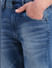 Blue Low Rise Washed Ben Skinny Fit Jeans_405681+5