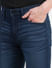 Dark Blue Low Rise Indigo Knit Slim Fit Jeans_405774+5