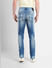 Blue Low Rise Washed Liam Skinny Fit Jeans_405688+4