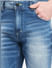 Blue Low Rise Washed Liam Skinny Fit Jeans_405688+5