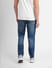 Blue Low Rise Washed Ben Skinny Fit Jeans_405694+4