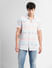 White Printed Short Sleeves Shirt_405709+2