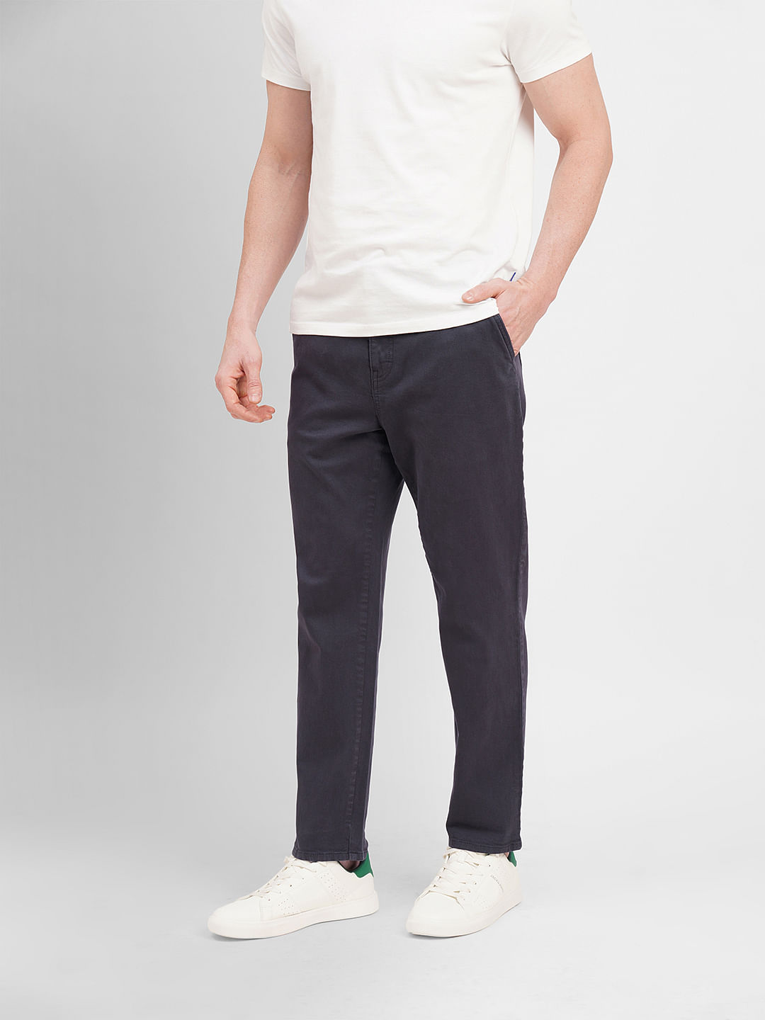 Charcoal Gray Cavalry Twill Pants | Peter Christian