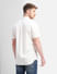 White Logo Print Short Sleeves Shirt_405703+4