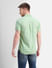 Green Short Sleeves Shirt_405725+4