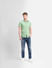 Green Short Sleeves Shirt_405725+6
