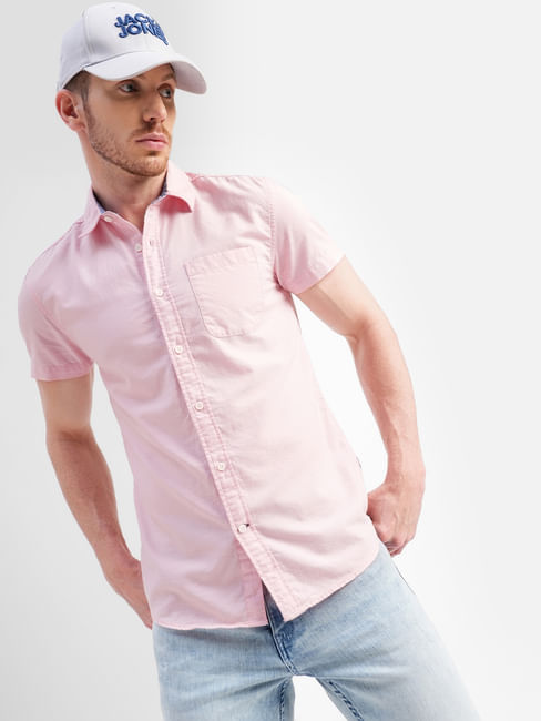 Pink Short Sleeves Shirt