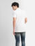 White All Over Print Polo Neck T-shirt