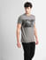 Grey Graphic Print Crew Neck T-shirt_405784+3