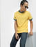 Yellow Patchwork Detail T-shirt_405809+1