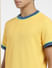 Yellow Patchwork Detail T-shirt_405809+5