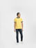 Yellow Patchwork Detail T-shirt_405809+6