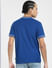 Blue Patchwork Detail T-shirt_405810+4