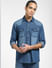 Dark Blue Denim Full Sleeves Shirt_405813+2