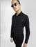 Black Check Full Sleeves Shirt_405815+1