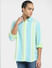 Sky Blue Striped Full Sleeves Shirt_405819+2